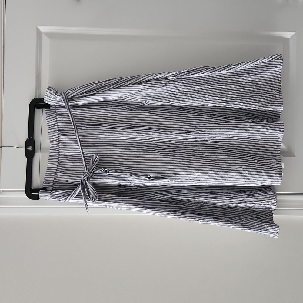 Talbots Linen Blend Midi Skirt Size XL - Picture 2 of 7